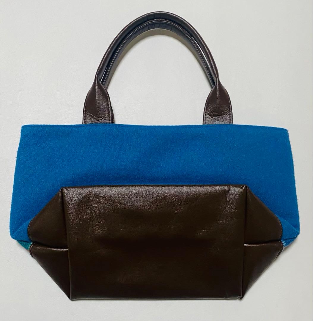 本日限定【使用一回・美品】ファミリア　タータンチェック　クリスマス　バッグ