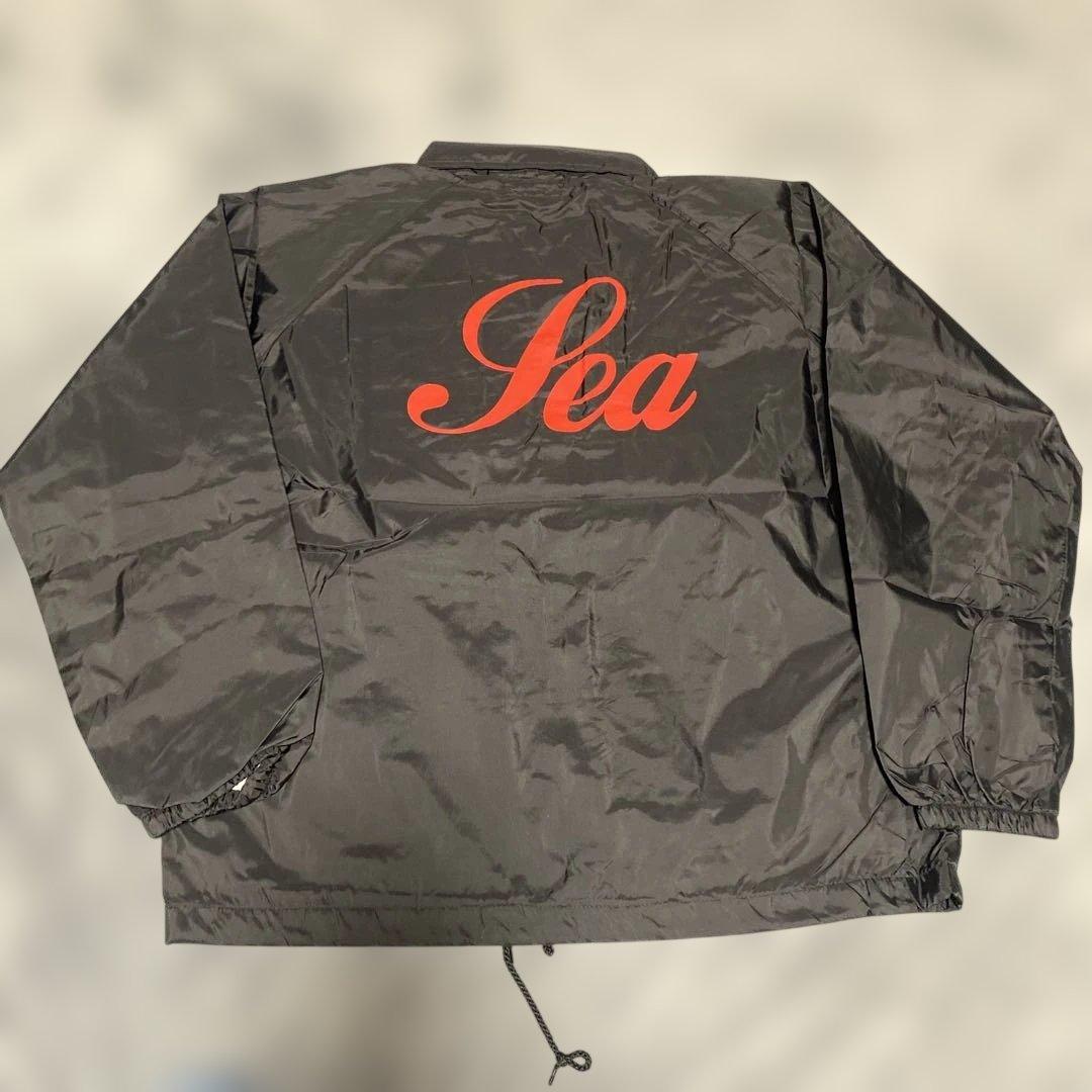 H*★様 新品未使用品　WIND AND SEA ブラック コーチジャケット L