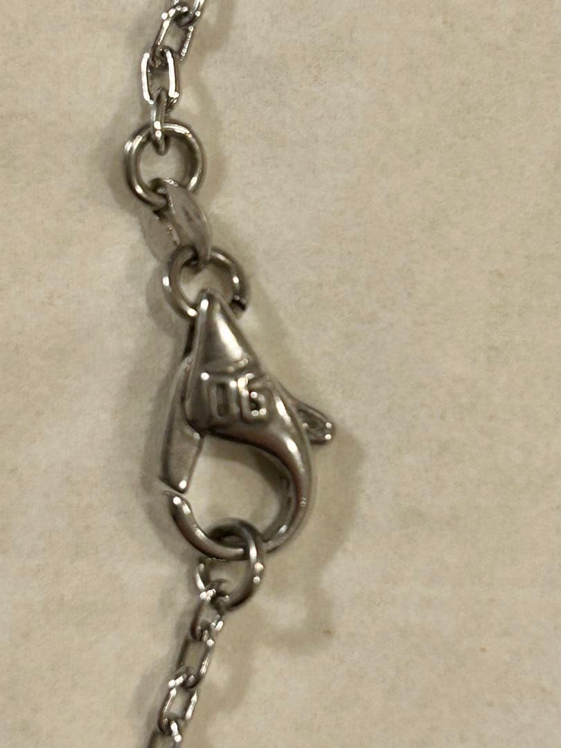 ★D&G ドルチェ＆ガッバーナ★ シルバーロザリオ クロスネックレス