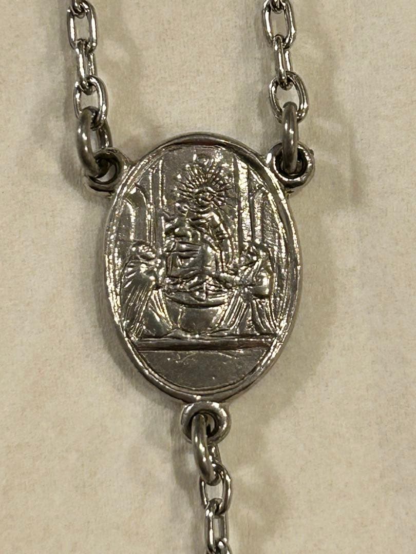 ★D&G ドルチェ＆ガッバーナ★ シルバーロザリオ クロスネックレス