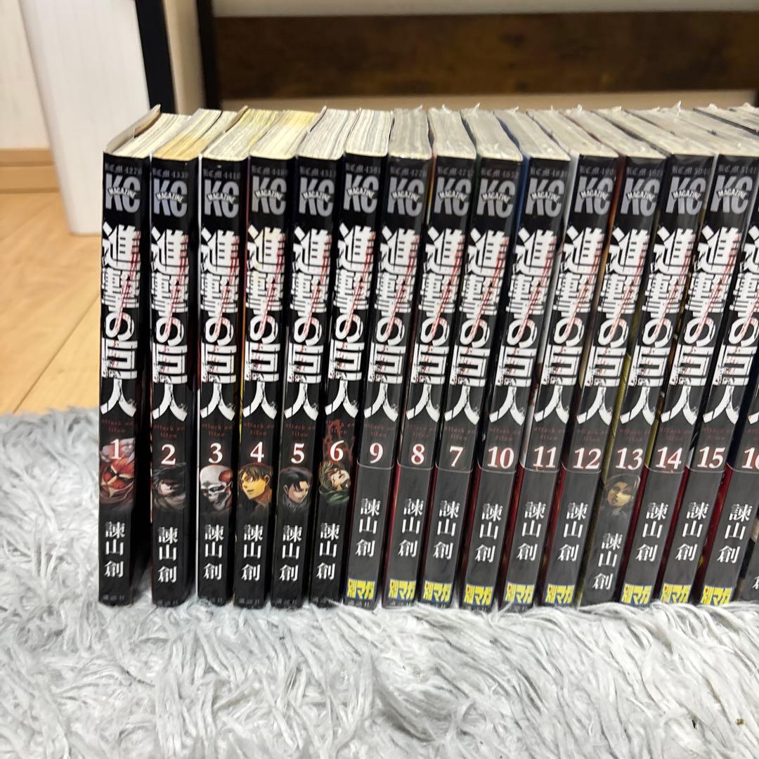 【新品】進撃の巨人 全巻 1~34巻 ＋おまけ付き