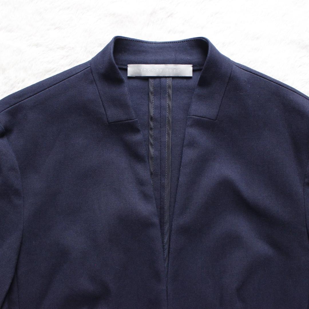 【美品】Theory luxe セットアップスーツ Mサイズ ノーカラー