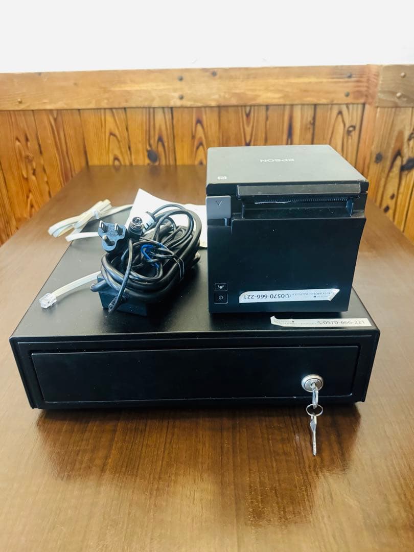 【美品】エプソンキャッシュドロアーA3336B TM-m30