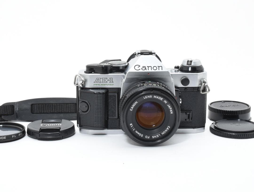 《完動美品》 Canon AE-1 PROGRAM + FD 50mm F1.8