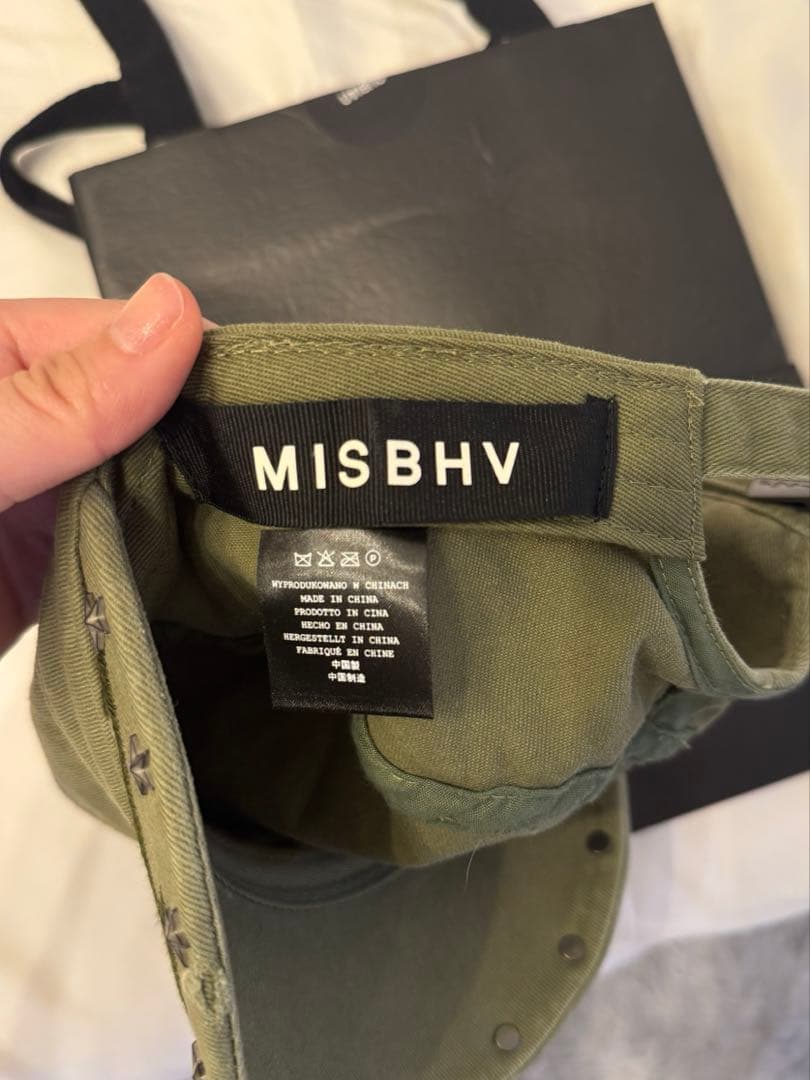 MISBHV オリーブグリーン キャップ