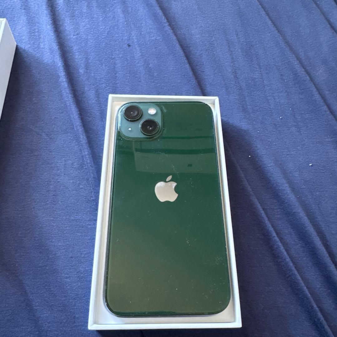 【ジャンク】Apple iPhone 13 (128GB) ミッドナイトグリーン