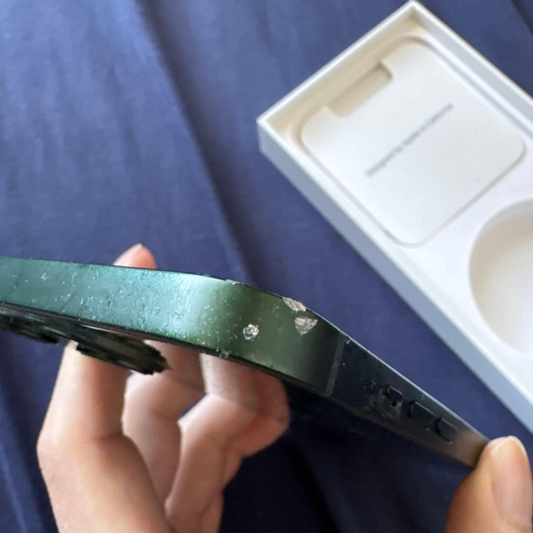 【ジャンク】Apple iPhone 13 (128GB) ミッドナイトグリーン