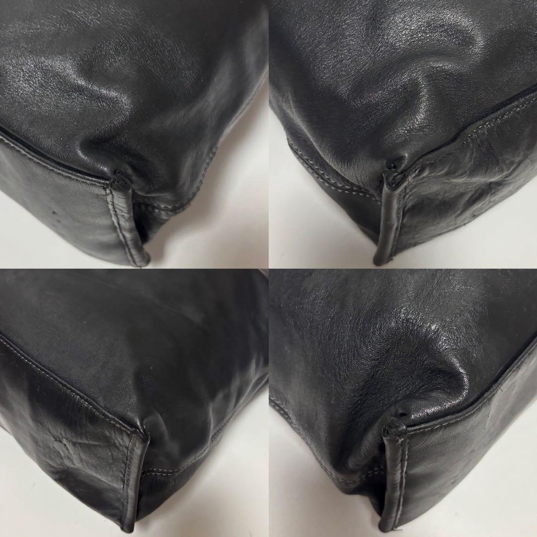 ポールスミス レザー トートバッグ シボ マルチストライプビジネス 肩がけ A4