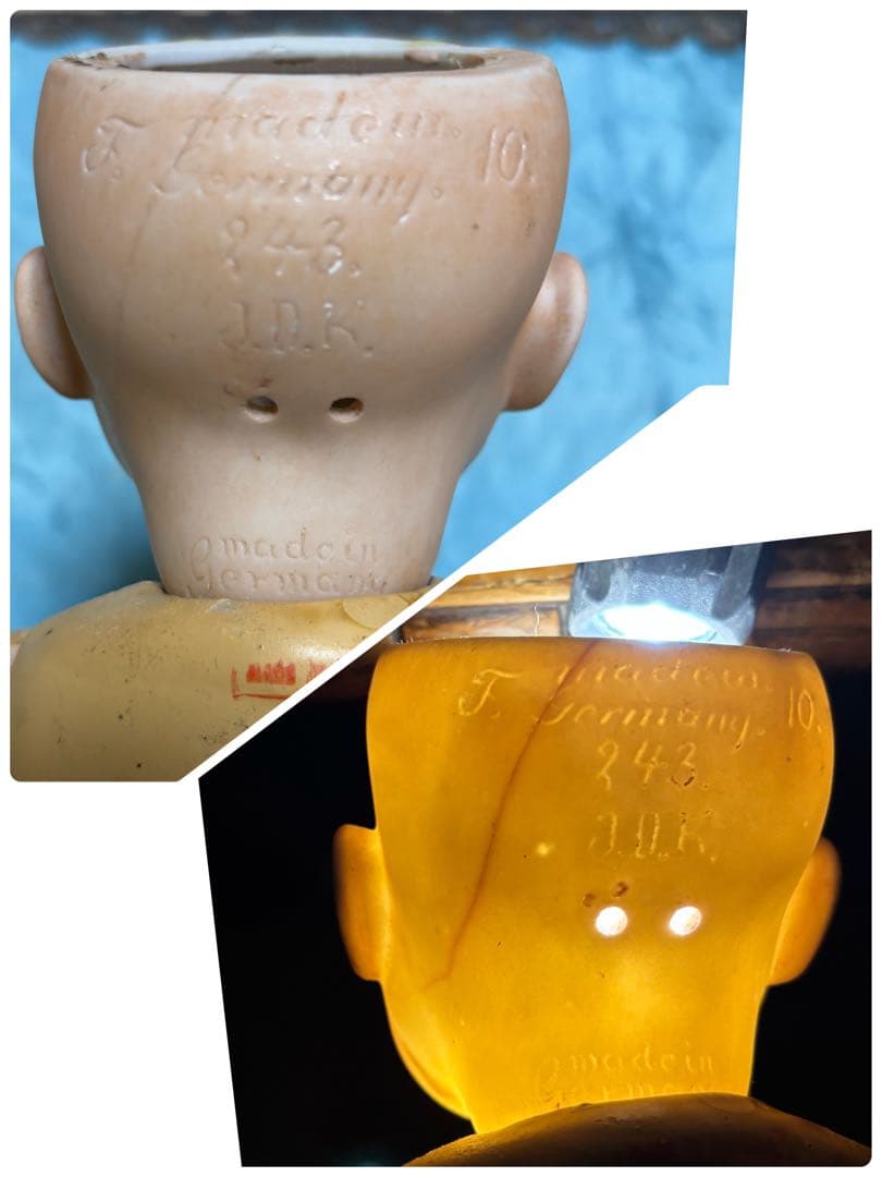 アンティークビスクドール JDケストナー アジアンベビードール243