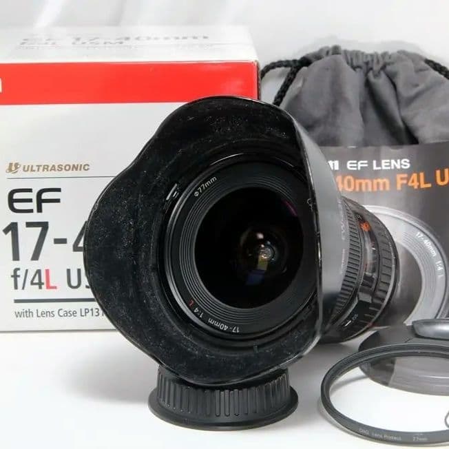 ❤️超広角Lレンズ☆Canon EF17-40mm F4 L USM♪元箱付❤️