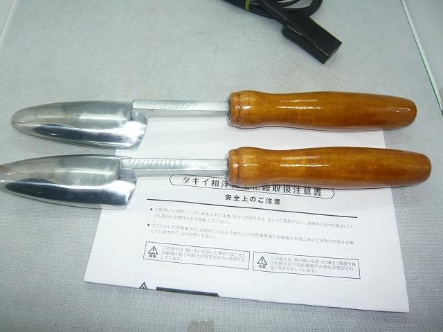タキイ和裁電化鏝　和裁こて　和裁コテ　タキイ製　鏝２本付