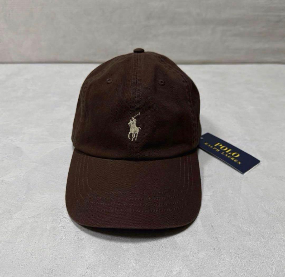 新品 25AW ポロラルフローレン スポーツキャップ ナツメグブラウン