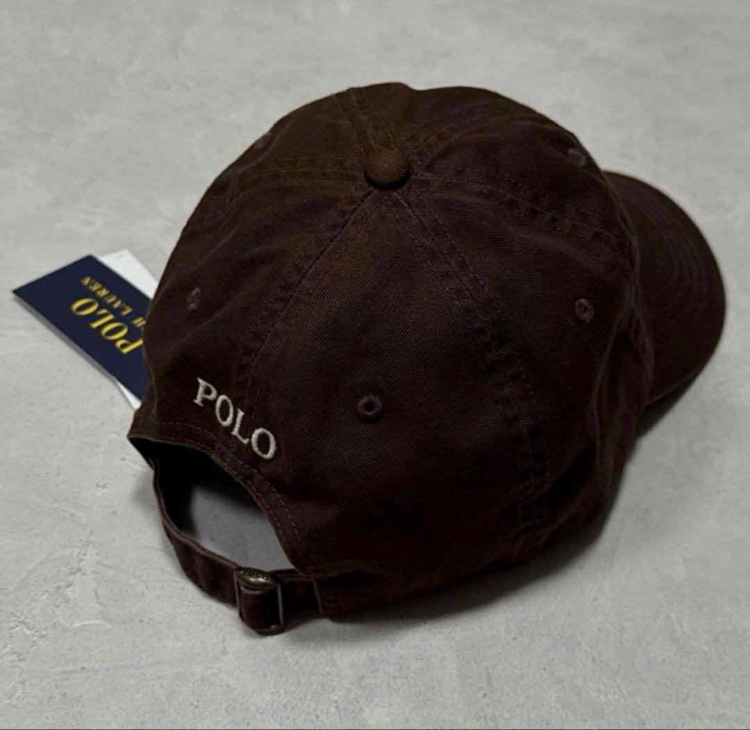 新品 25AW ポロラルフローレン スポーツキャップ ナツメグブラウン