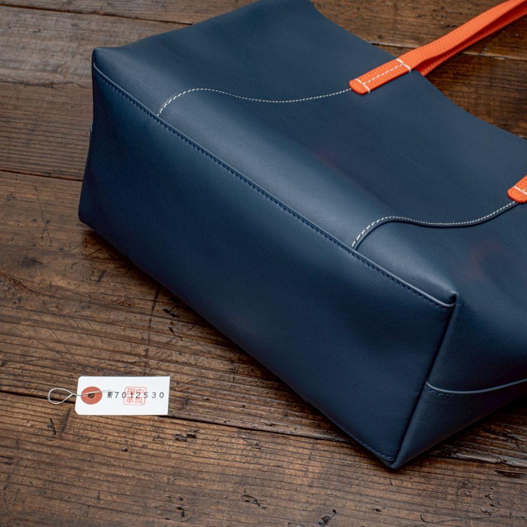 インディゴブルー 本革 イタリアンレザー メンズ 本革 メンズ トートバッグ