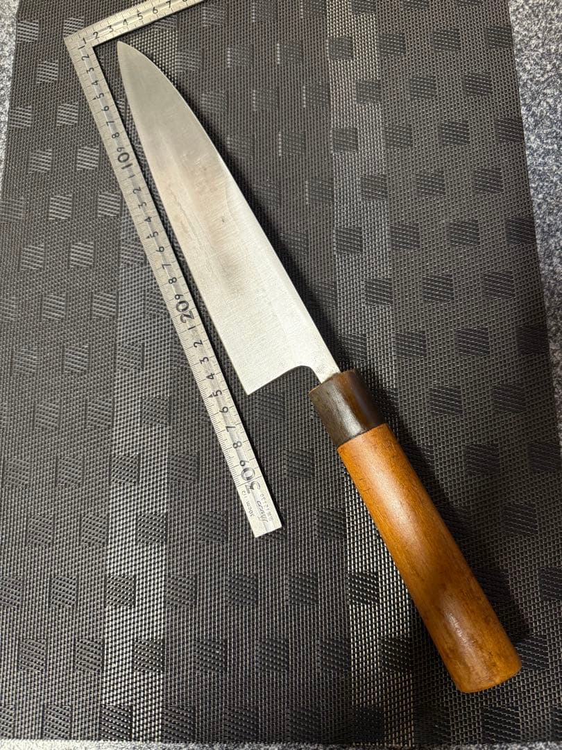 (研ぎ済み)刀銘 堺助廣　出刃包丁 刃渡り24cm高級和包丁