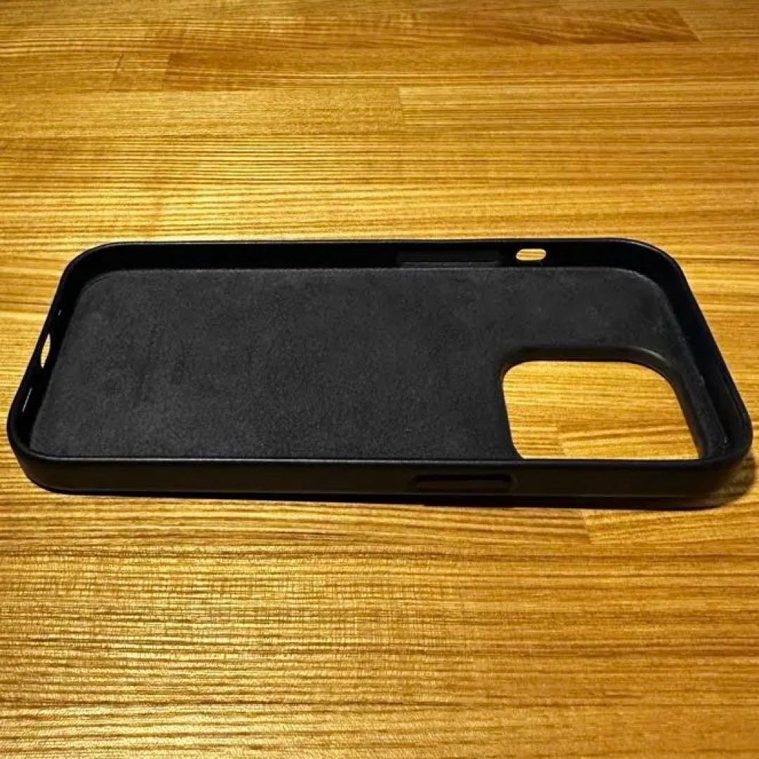 正規品　Apple純正 iPhone14pro レザーケース　【インク】