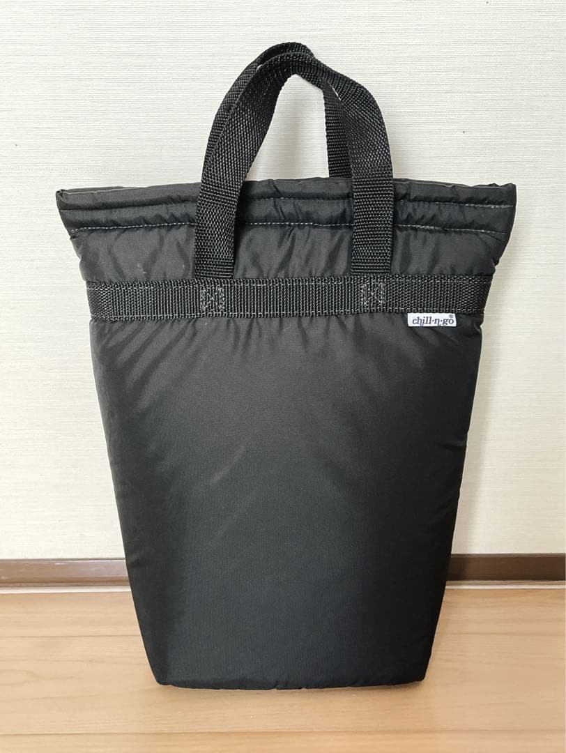 chill-n-go ワインバッグ 2ボトル　保冷バッグ　黒　アメリカ製　美品