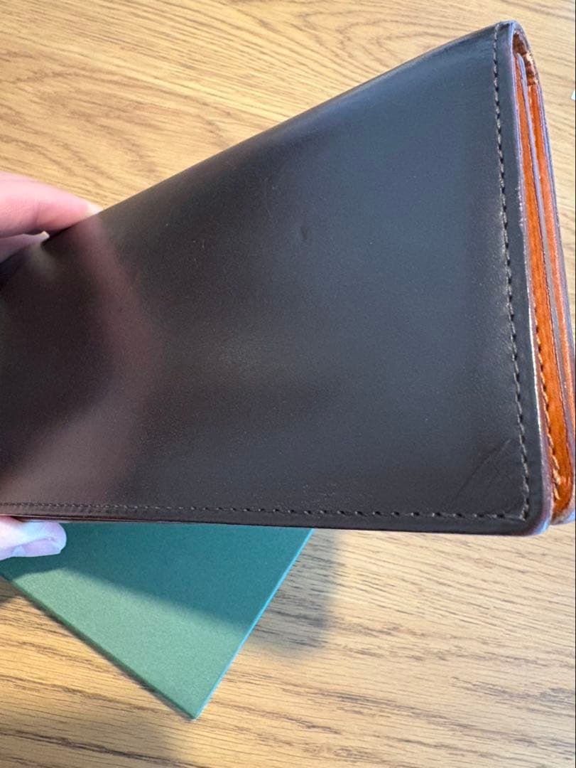 土屋鞄　ブライドルレザー　長財布　こげ茶