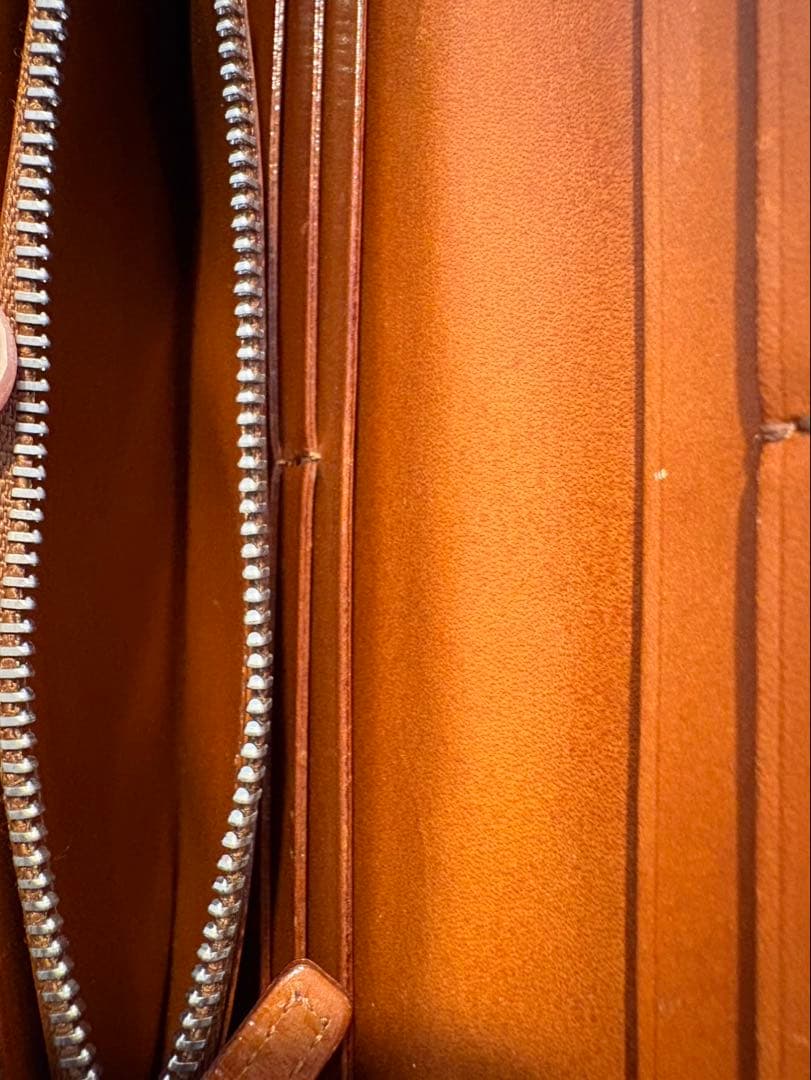 土屋鞄　ブライドルレザー　長財布　こげ茶