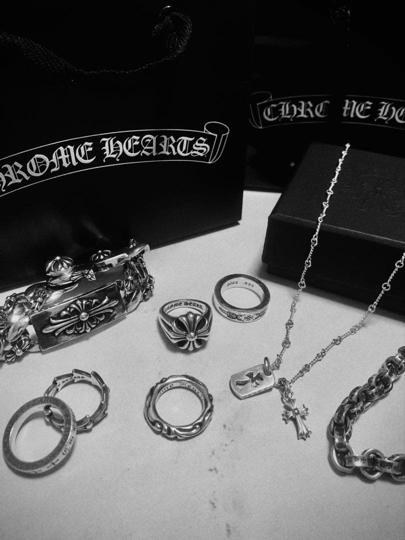 クロムハーツ スクロールバンド 13号 正規品