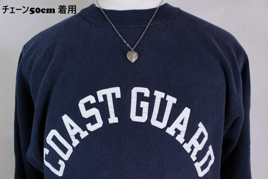 30s　スウィートハートジュエリー　スクロール　シルバー 波　両面　渦巻模様