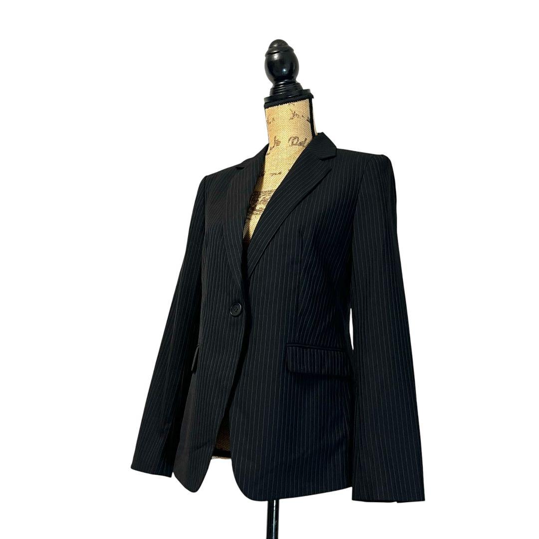 【未使用】【42】theory luxe ストライプ パンツスーツセットアップ