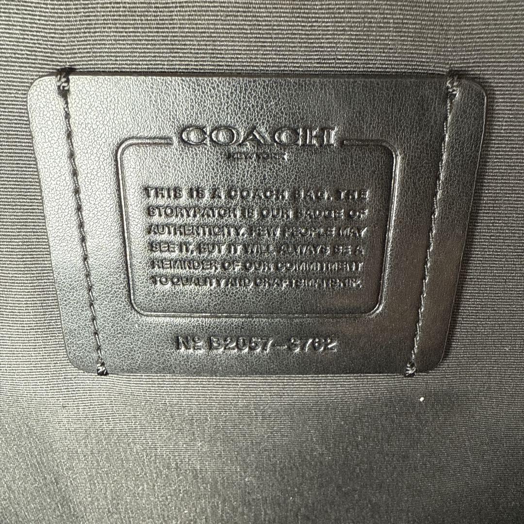 COACH ボディバッグ ショルダー シグネチャー レザー PVC 斜めがけ