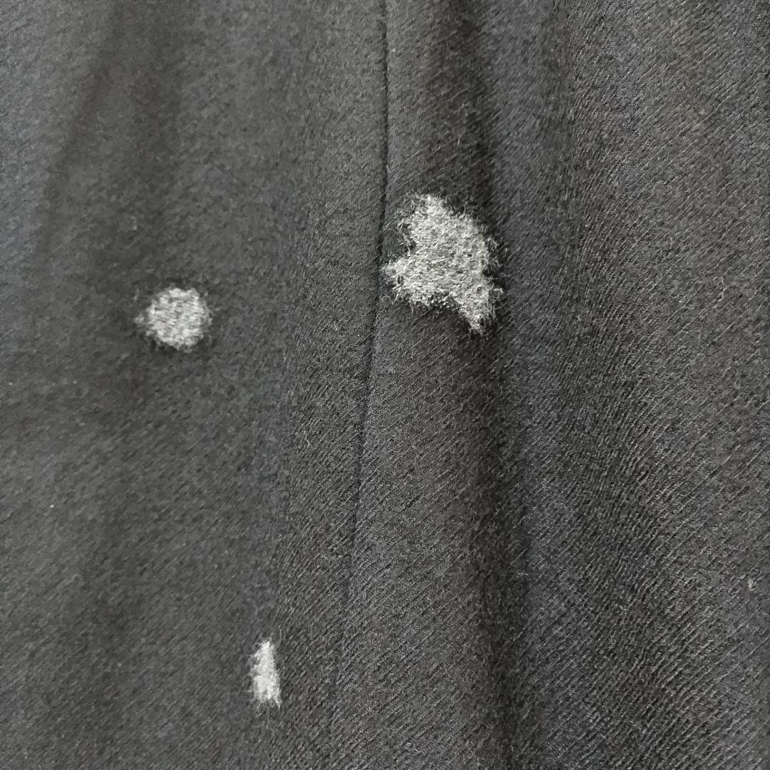 CRESCENT　ガウチョパンツ　ウール　ブラック　ジャガード織り