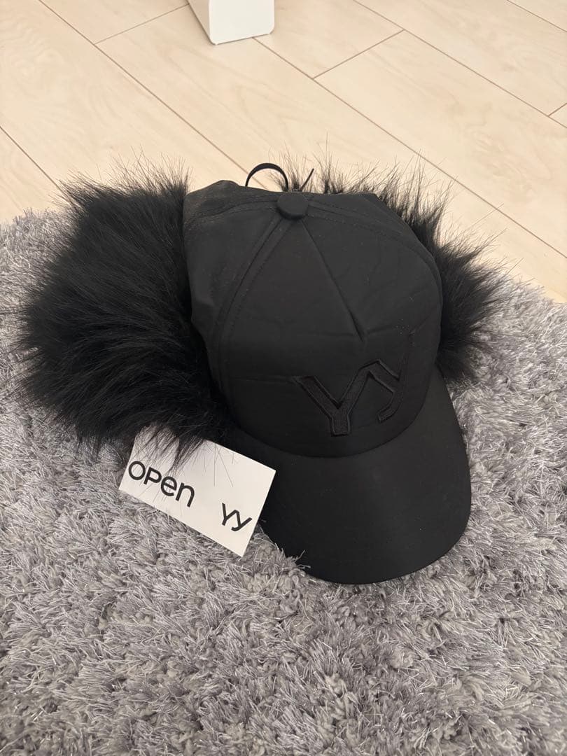 帽子 openyy FAUX FUR EARFLAP CAP