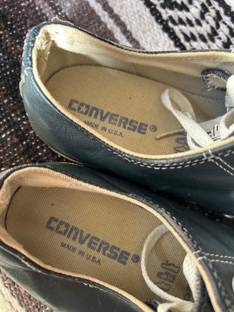 Converse ALLSTAR USA製 90s'ネイビーレザー