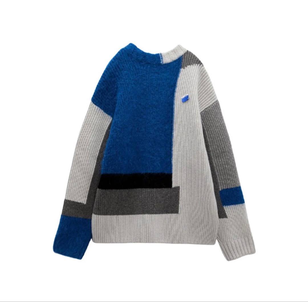 ZARA ADERERROR パッチワークオーバーサイズニットザラ　アダーエラー