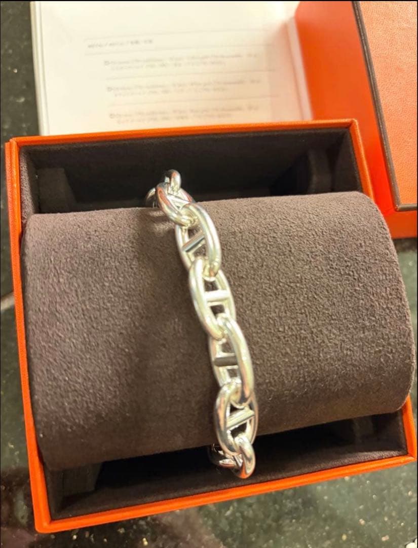 新品未使用　希少　エルメス　シェーヌダンクル　GM13