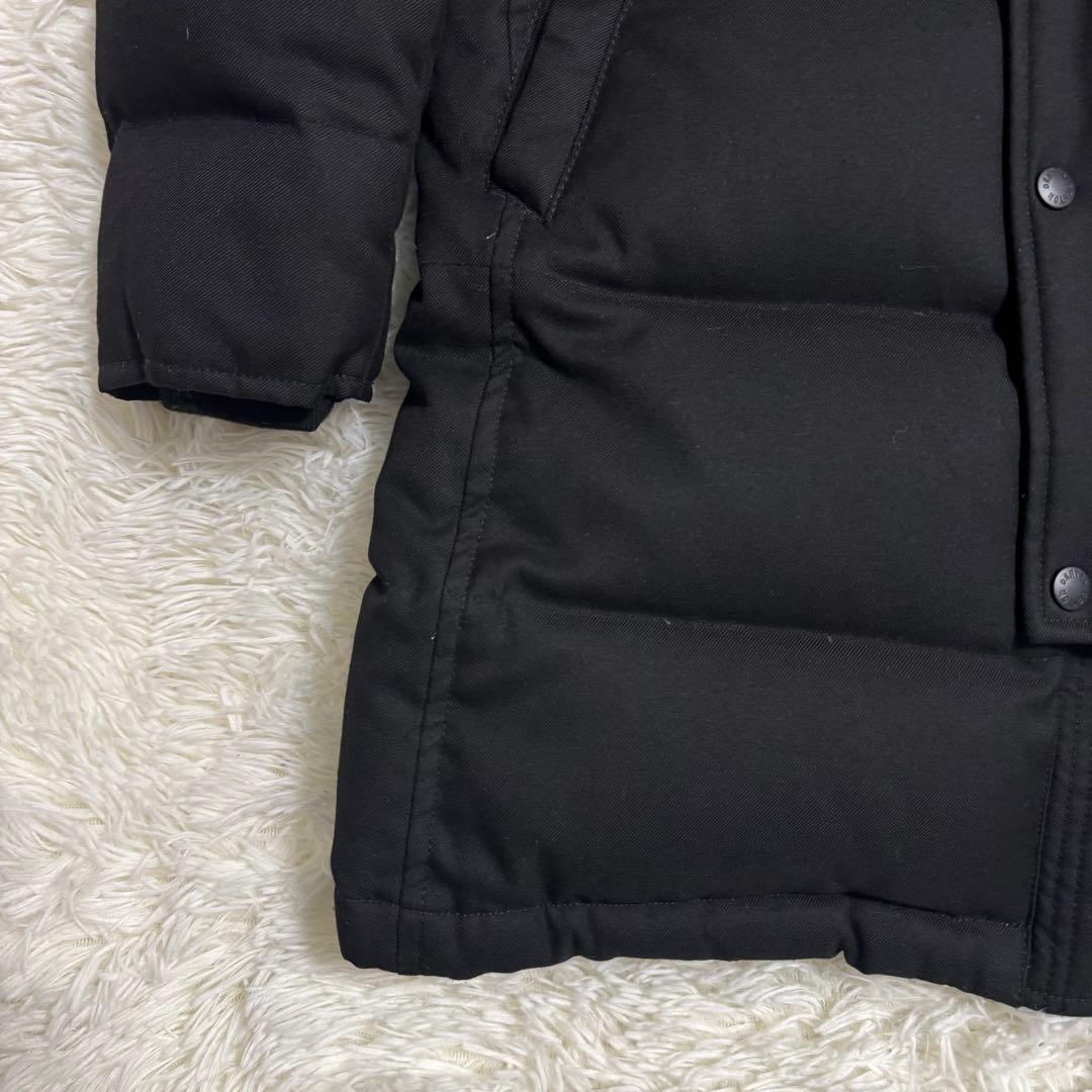 ダントン BEAMS 別注 ダウンコート ロング 黒 フード レディース 36