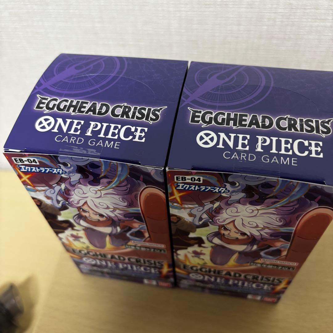 エッグヘッド クライシス ワンピース カード テープ未カット 未開封 2BOX