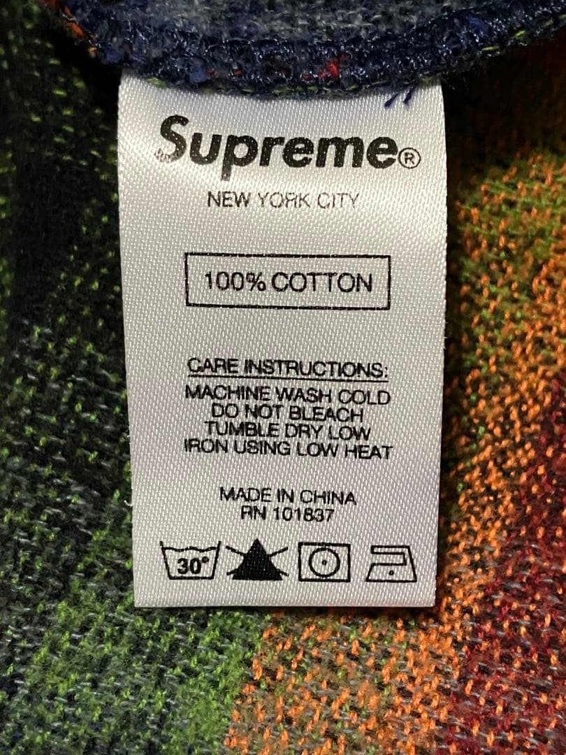 トップス Supreme 21SS Plaid Flannel Shirt