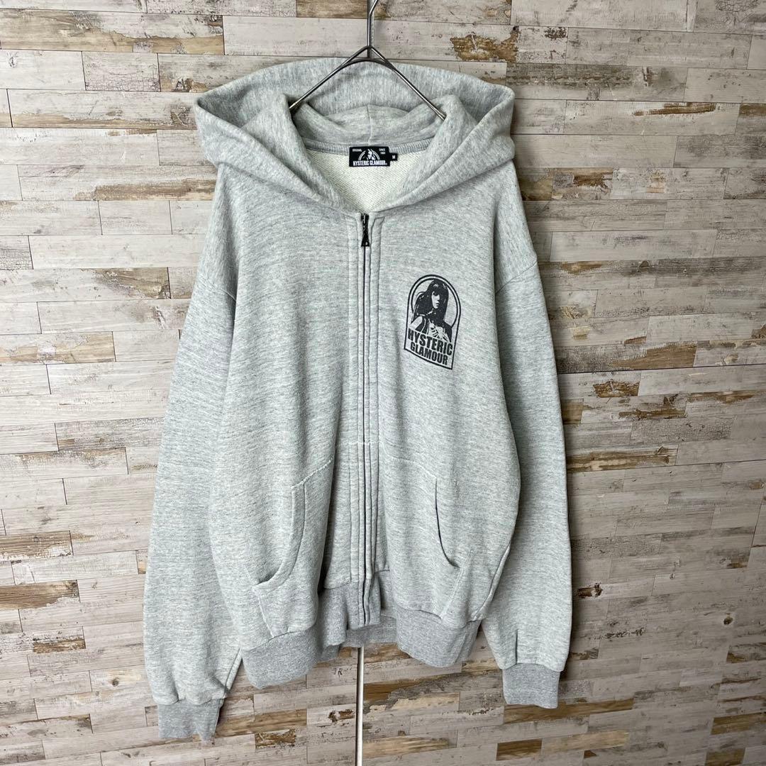 3468U【希少デザイン】ヒステリックグラマー☆ヒスガール ビッグロゴ パーカー