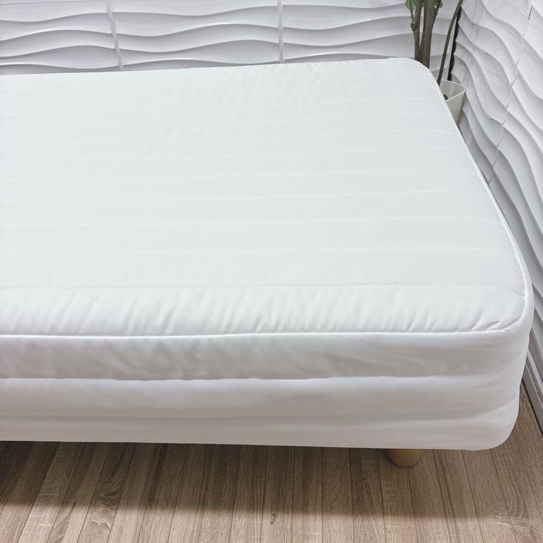 ◇大阪府 神戸市 配達料無料！◇美品！◇無印良品◇脚付きマットレス◇シングル◇