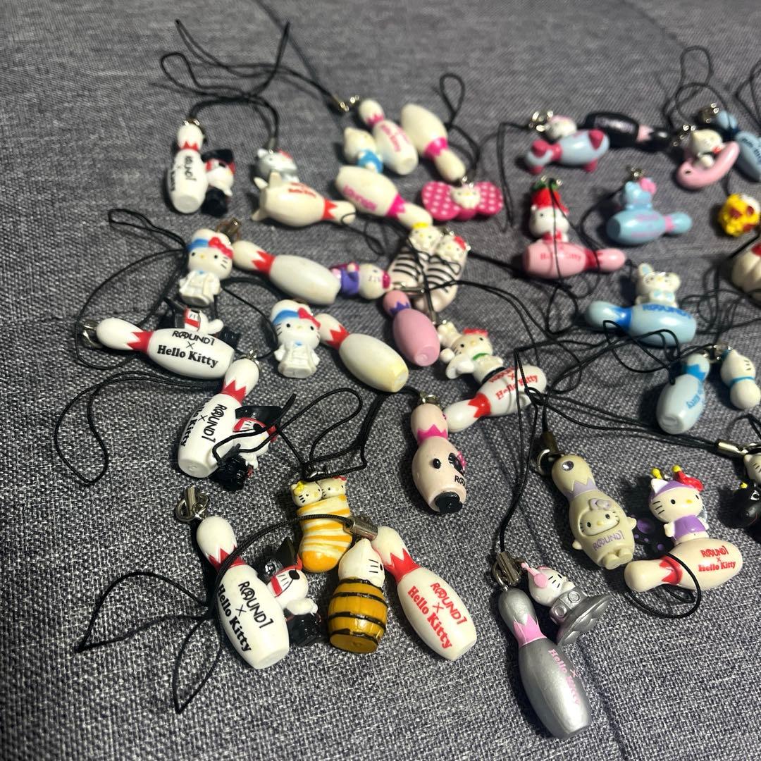 亘*様 【希少】ROUND1 非売品　ハローキティ ストラップ 39点セット　ま