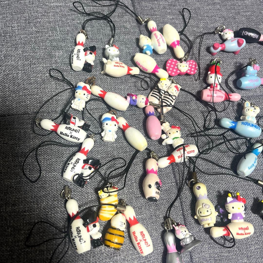 亘*様 【希少】ROUND1 非売品　ハローキティ ストラップ 39点セット　ま