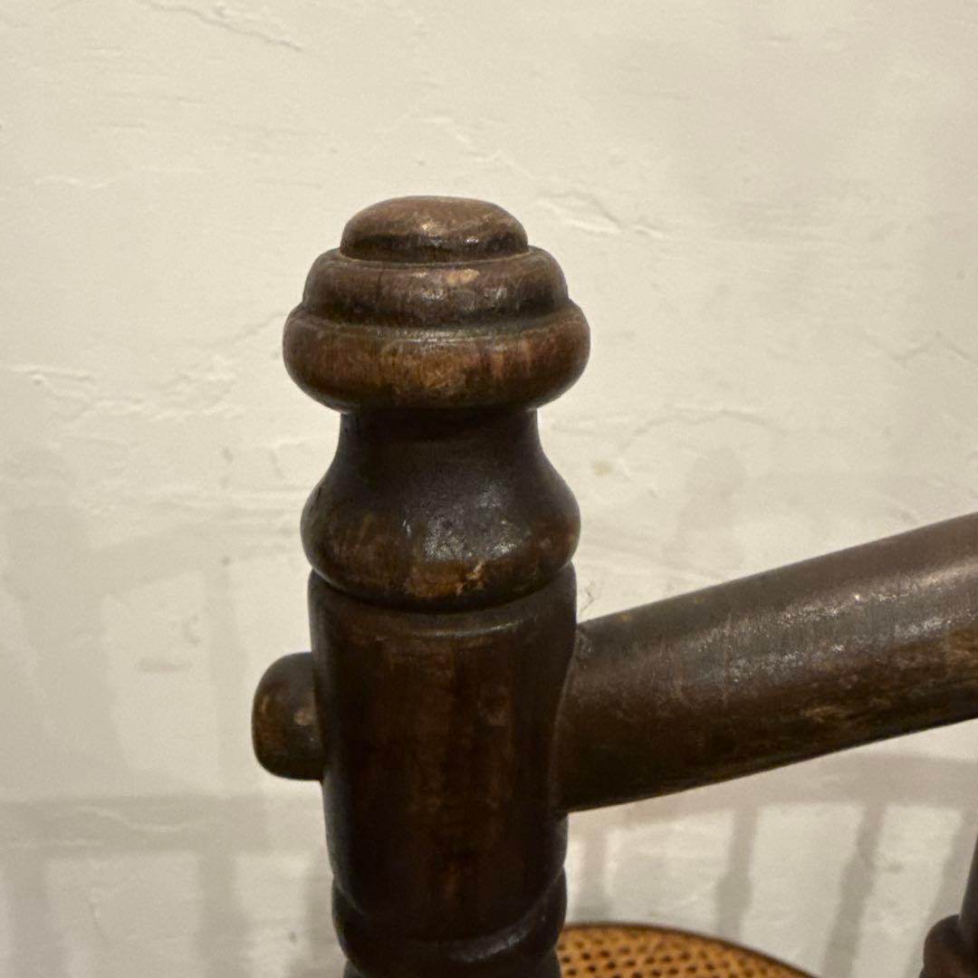 ヴィンテージ　ダイニングチェア　カフェチェア　籐　ラタン　1