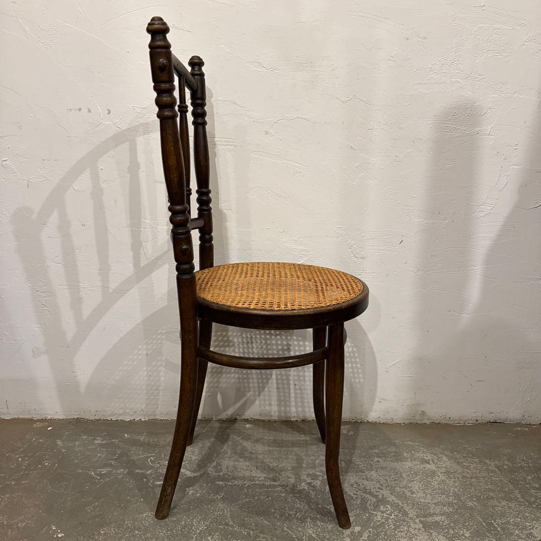 ヴィンテージ　ダイニングチェア　カフェチェア　籐　ラタン　1