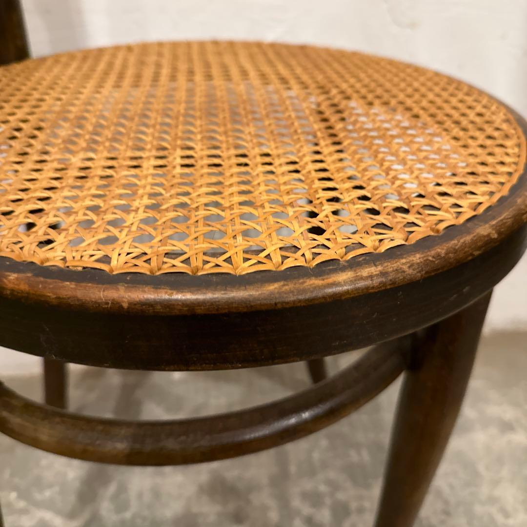 ヴィンテージ　ダイニングチェア　カフェチェア　籐　ラタン　1