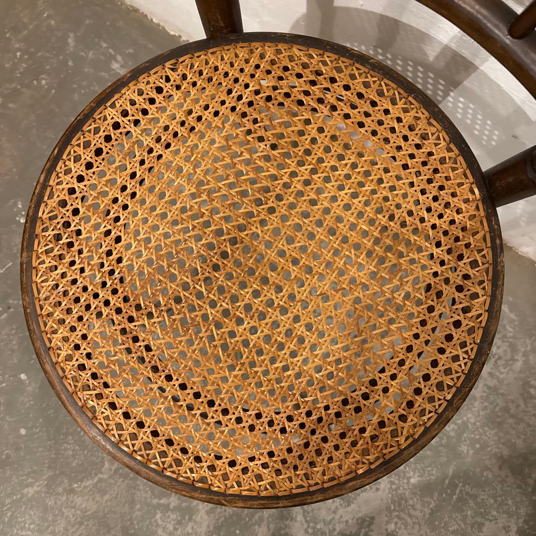 ヴィンテージ　ダイニングチェア　カフェチェア　籐　ラタン　1