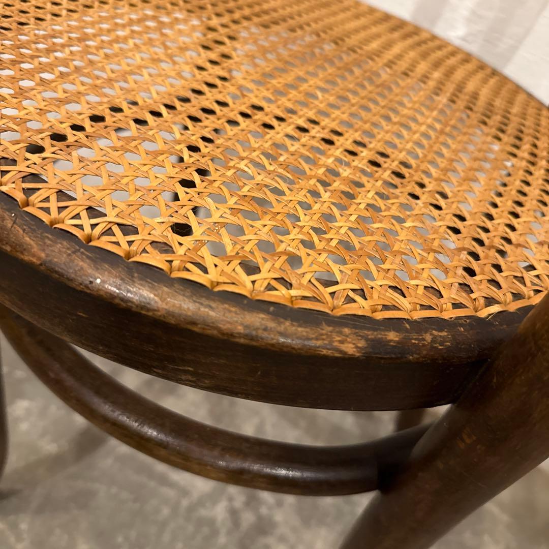 ヴィンテージ　ダイニングチェア　カフェチェア　籐　ラタン　1