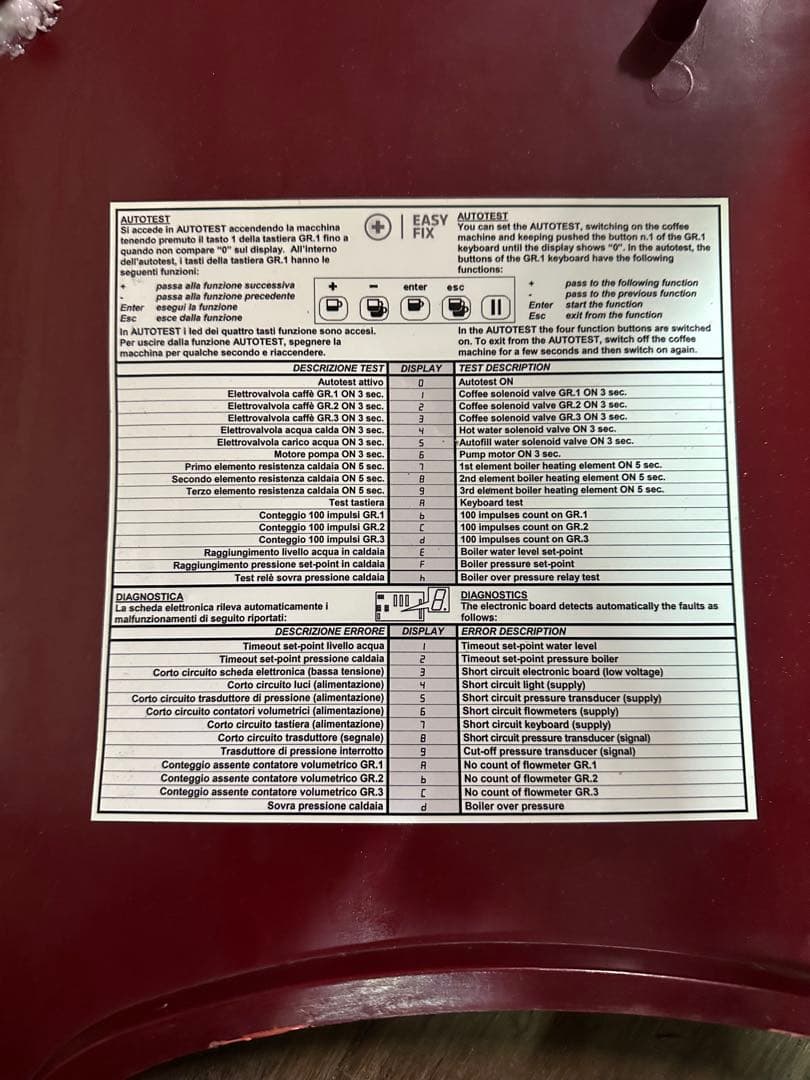 業務用エスプレッソマシン RANCILIO EPOCA ST-1