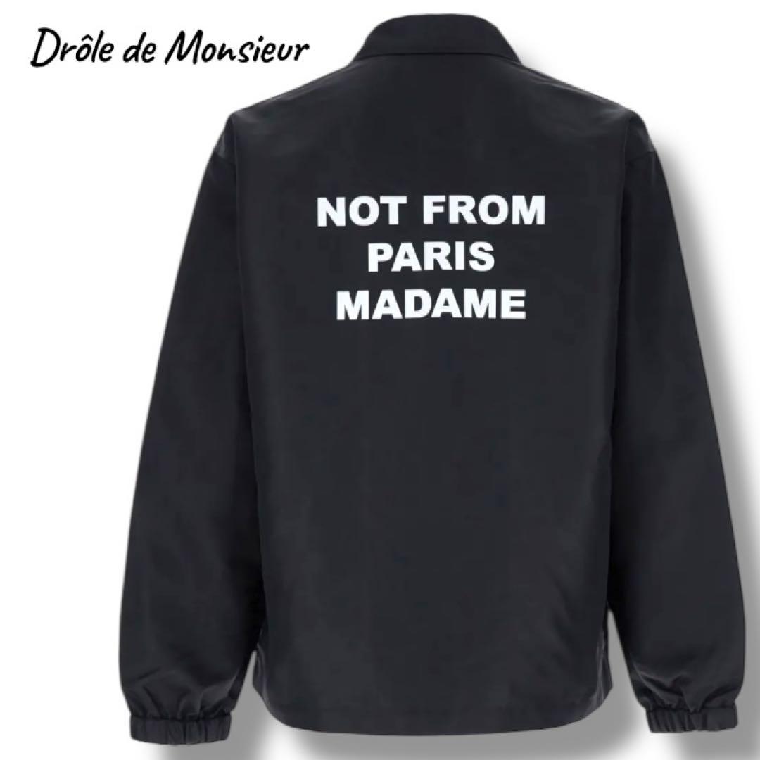 【極美品】Drôle de Monsieur★ナイロンジャケット 黒 M