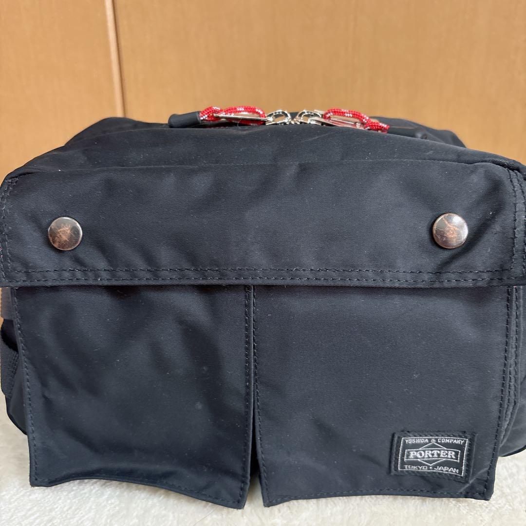PORTER × iLS ポーター エルファイン ボディバッグ L 黒