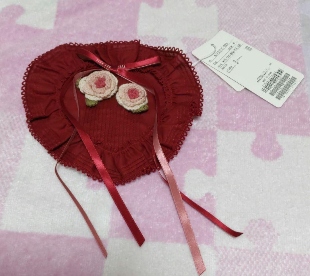 最終価格❗ピンクハウス❤️ハートフリルの、モチーフ付きコサージュ新品