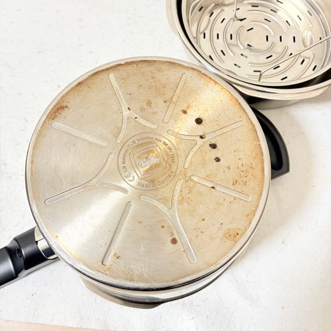 Fissler圧力鍋4.5L＋2.5Lセット コンフォート ステンレス