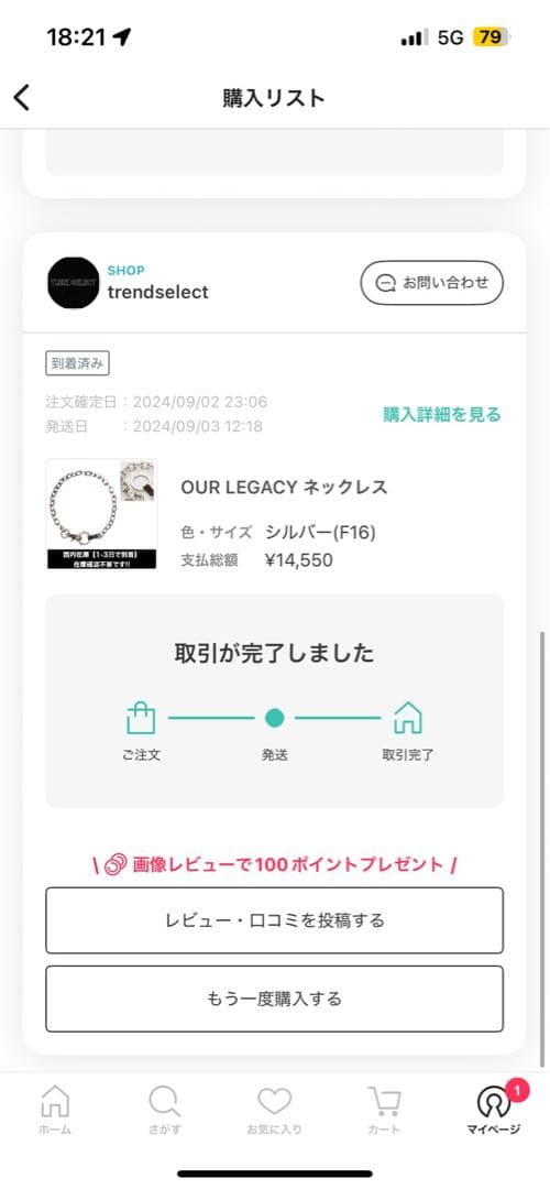 OUR LEGACY シルバー チェーンネックレス　チョーカー